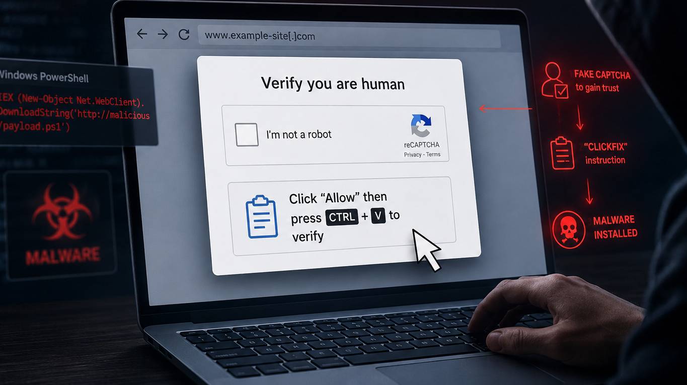 Fake CAPTCHA Scam