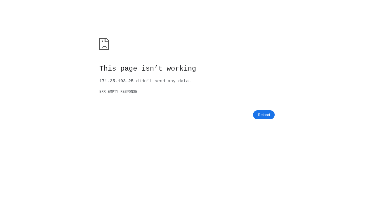 Screenshot of 171.25.193.25