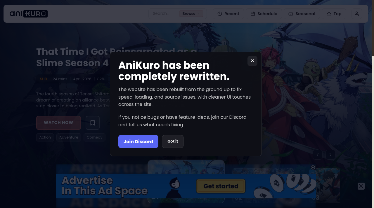 Screenshot of anikuro.ru