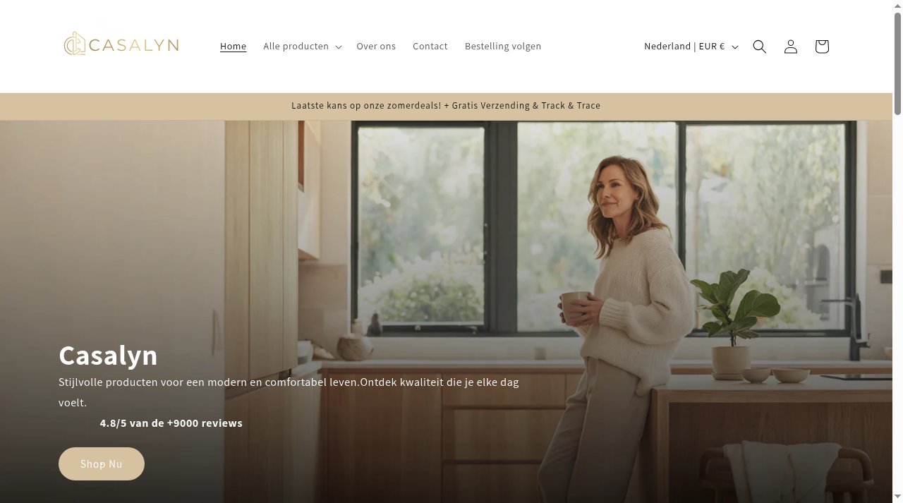 Screenshot of casalyn.nl