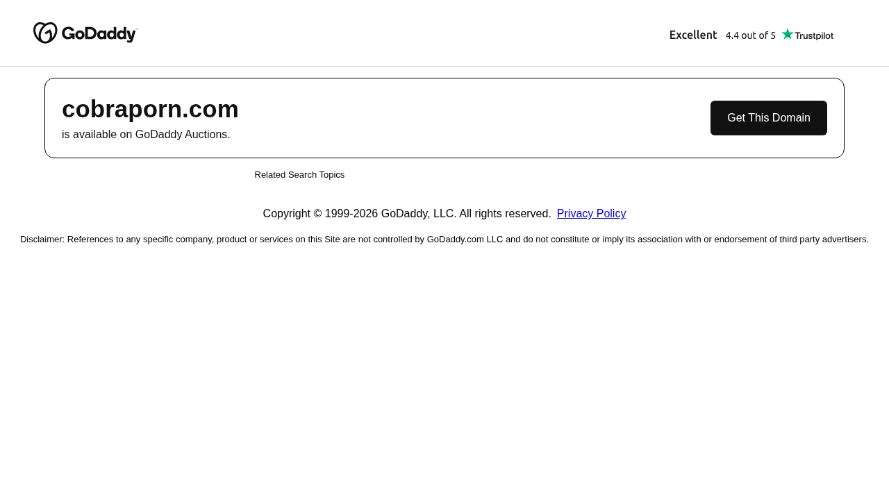 Screenshot of cobraporn.com