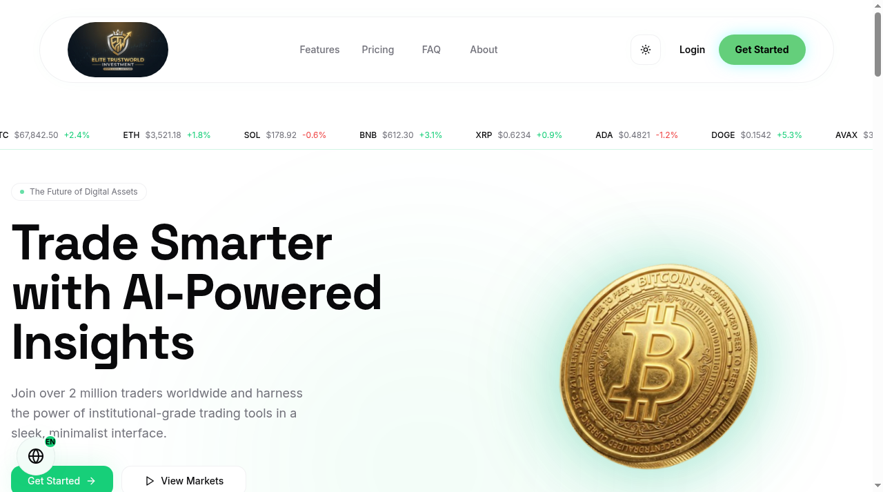 Screenshot of crypto-x-trading.vercel.app