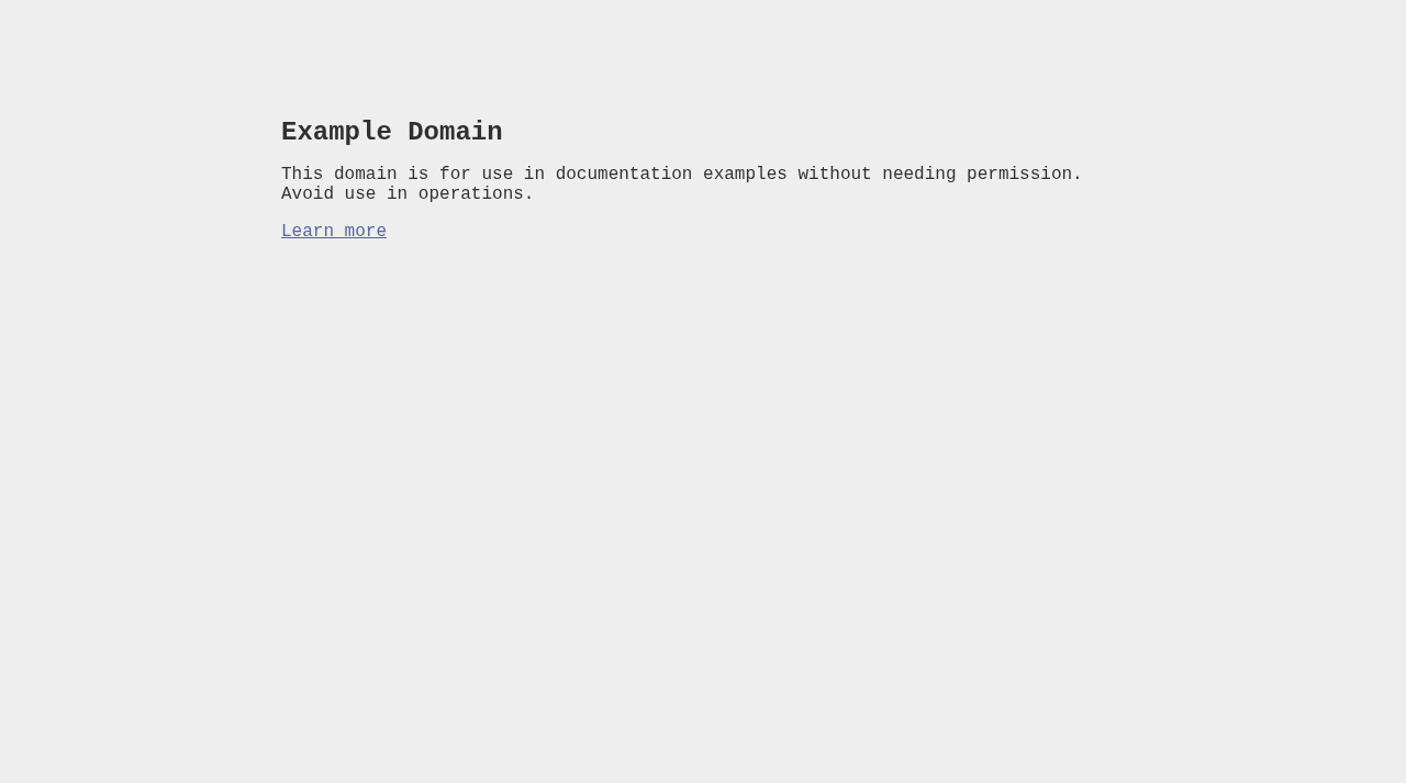 Screenshot of example.com