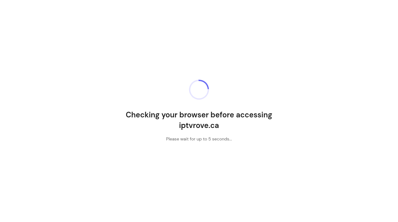 Screenshot of iptvrove.ca