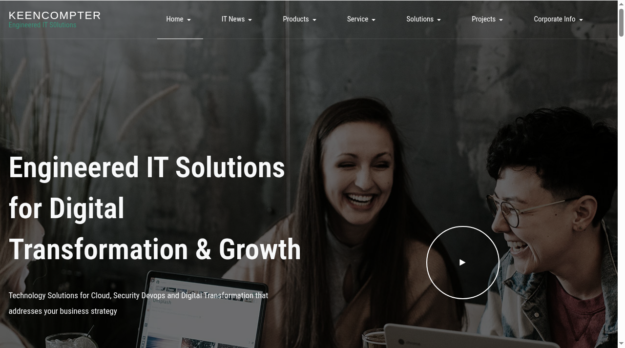 Screenshot of keencomputer.com
