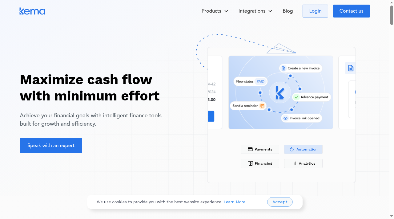 Screenshot of kema.co