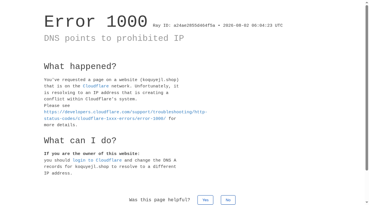 Screenshot of koquyejl.shop