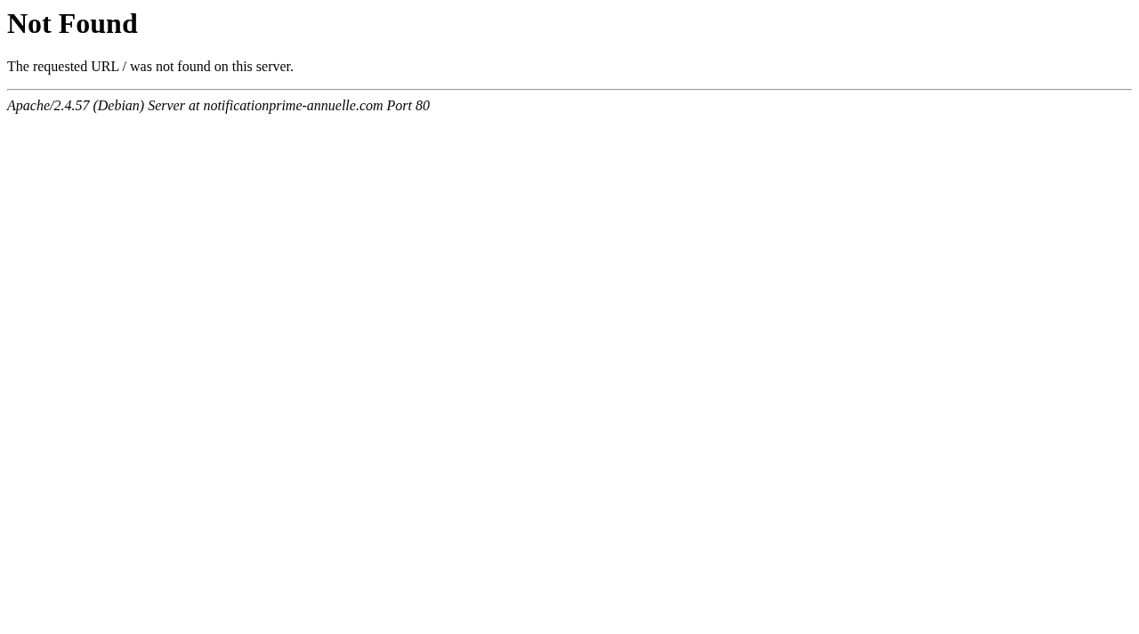 Screenshot of notificationprime-annuelle.com