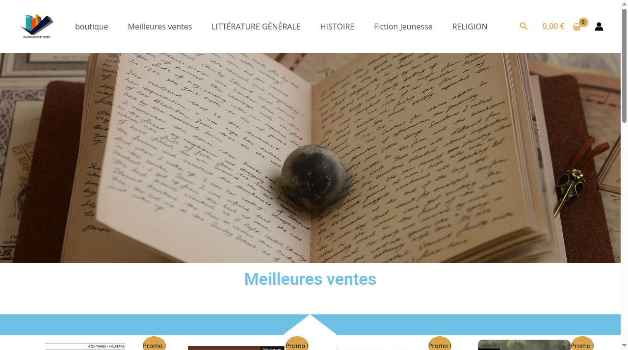 Screenshot of passionlecturefr.com