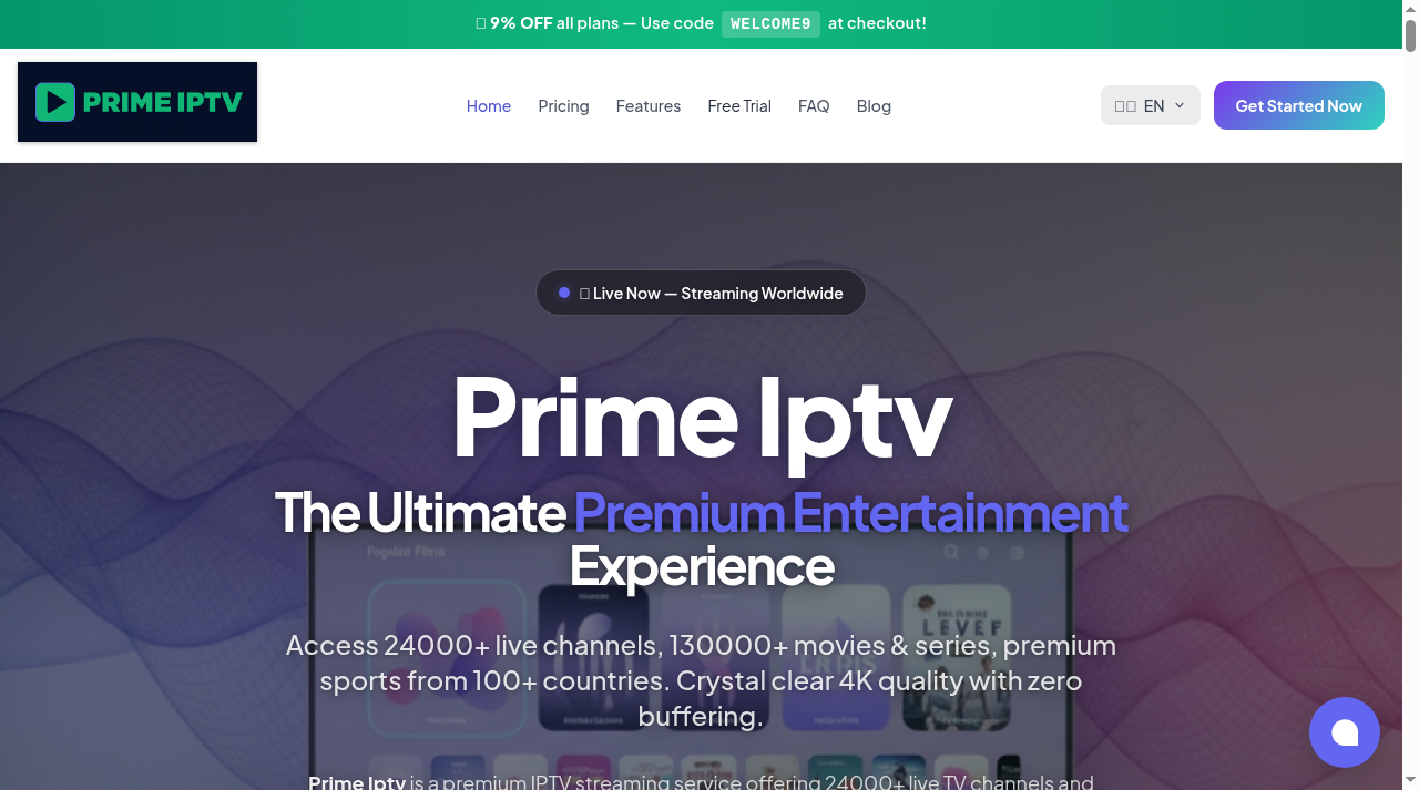 Screenshot of prime--iptv.ca