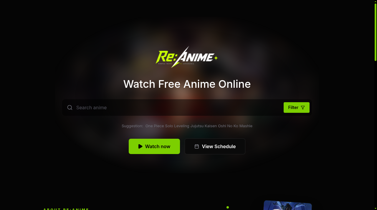 Screenshot of reanime.to