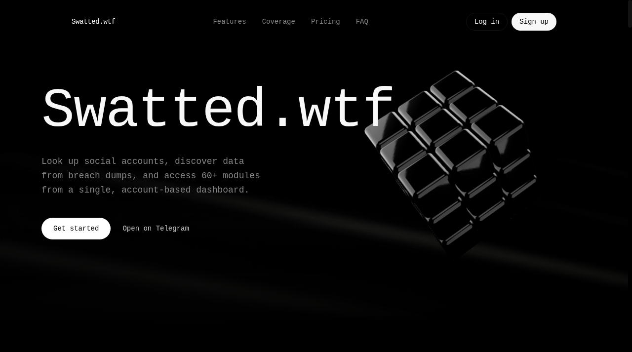 Screenshot of swattedw.tf