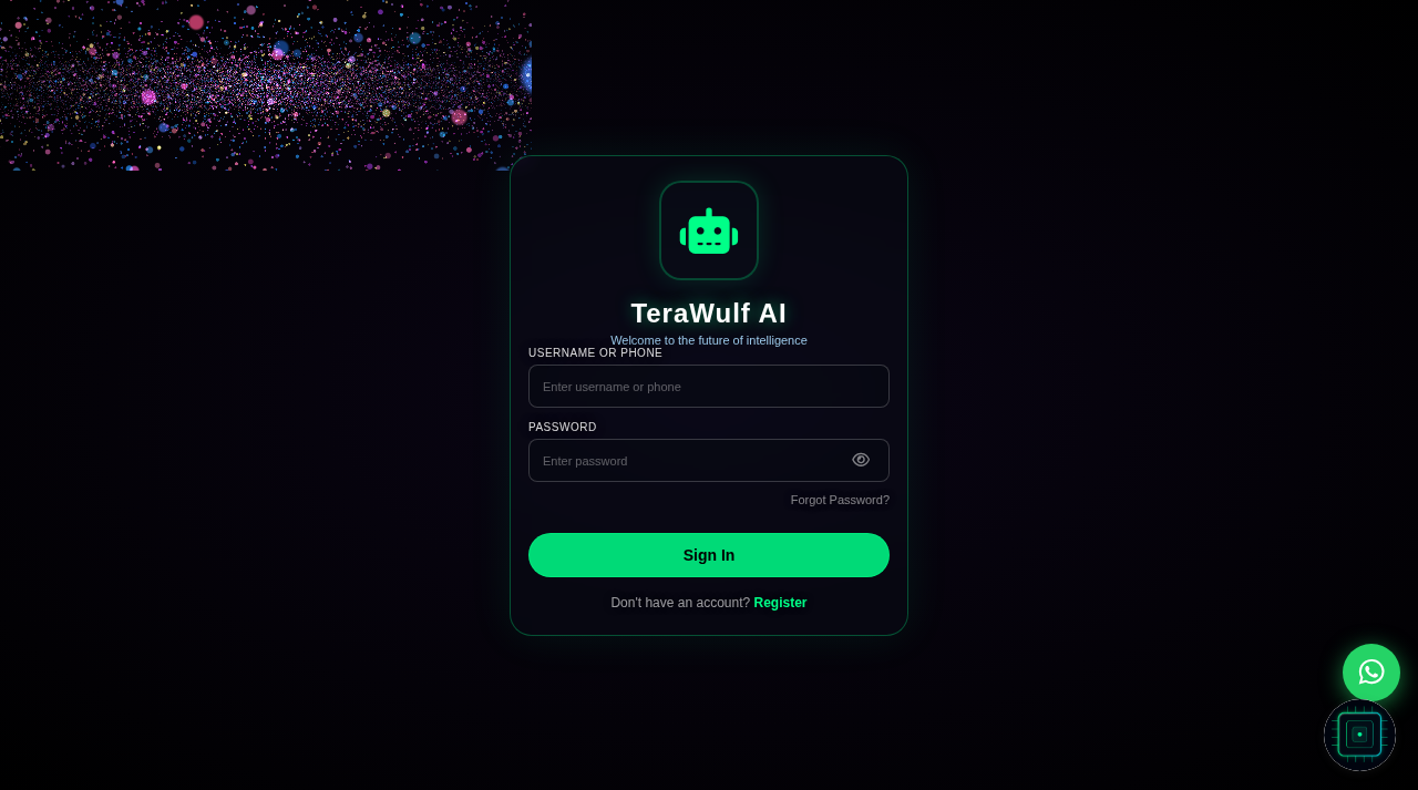 Screenshot of terawulf-ai.site