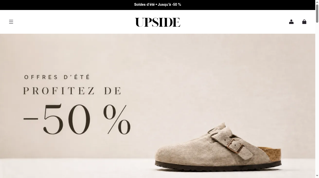 Screenshot of upsidefrance.com