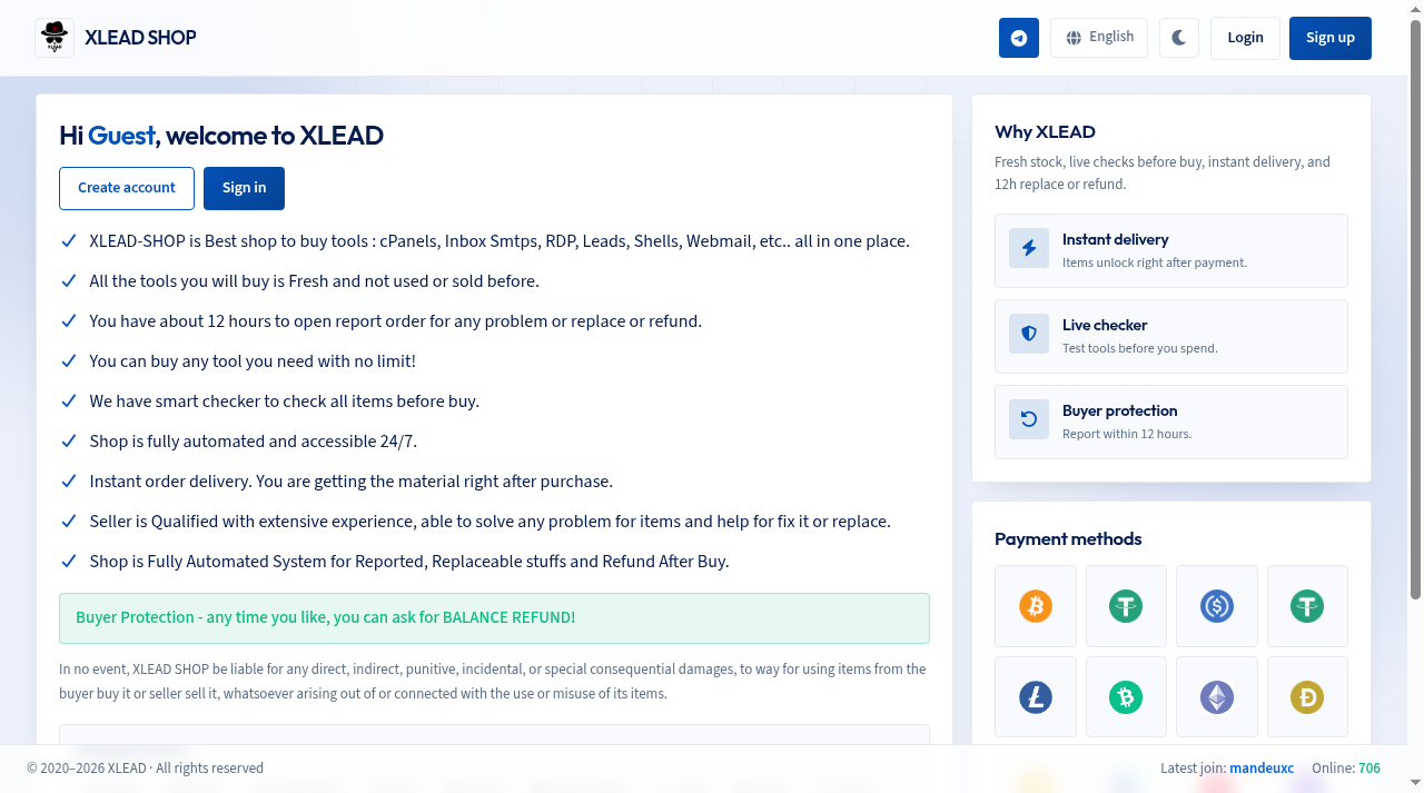 Screenshot of xlead.pw